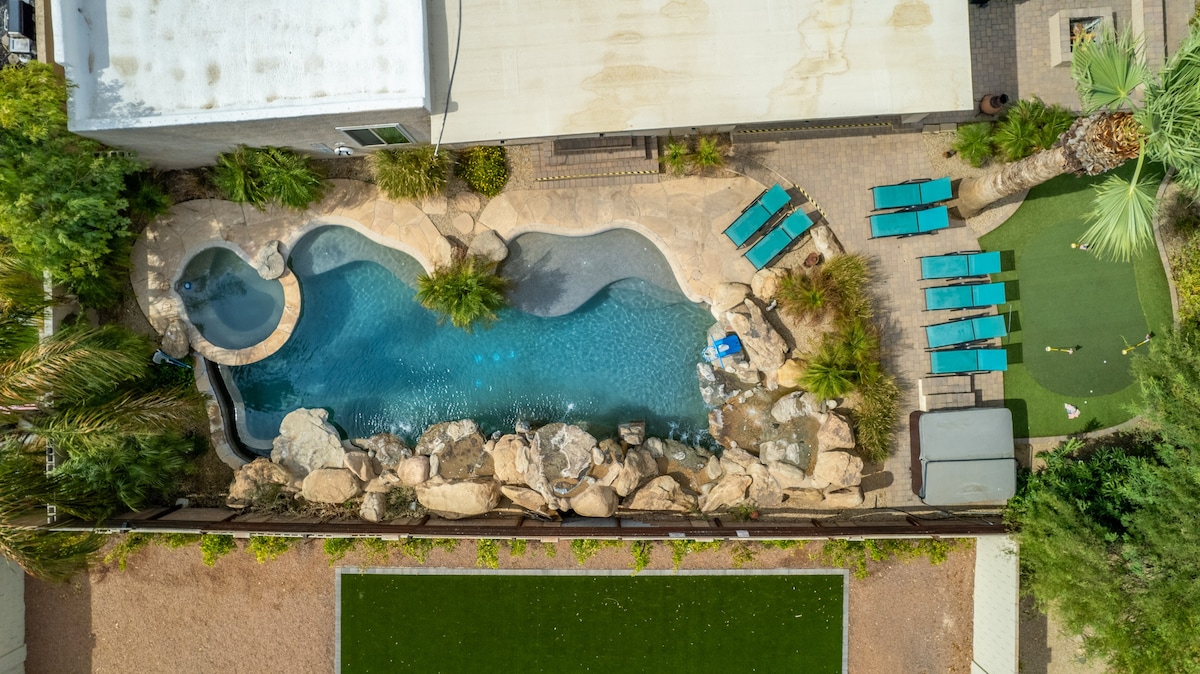 8卧室数百万绿洲-大泳池-水疗运动场
