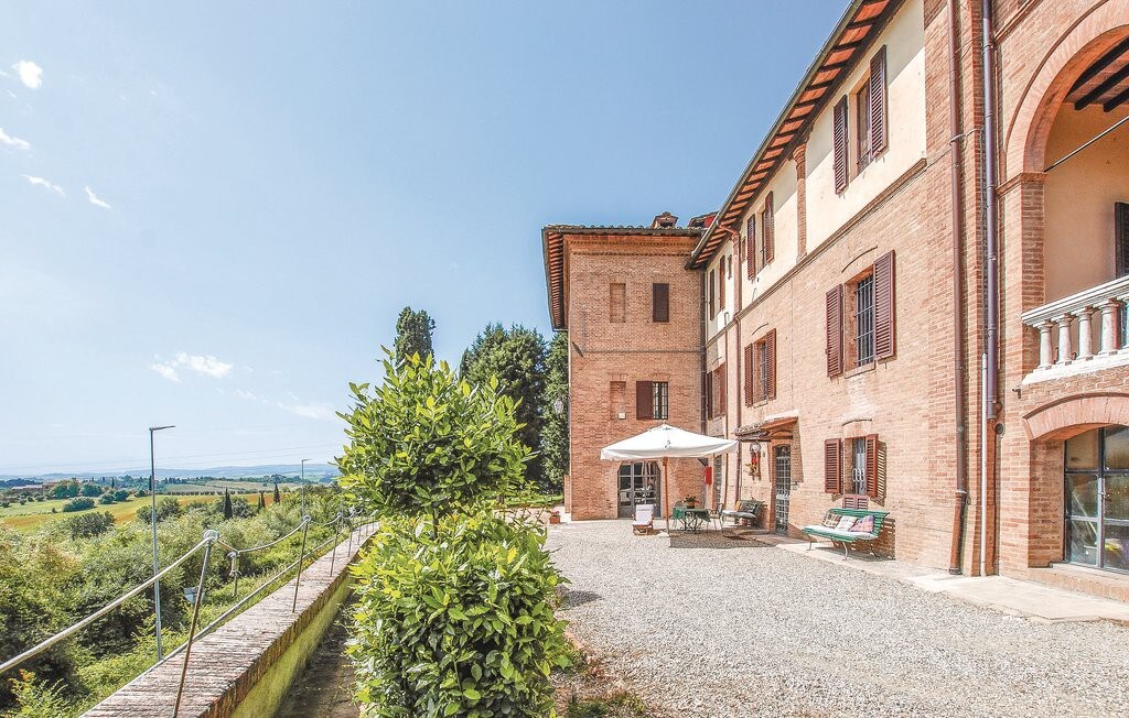 农家乐「Villa Il Poggiolo」Siena, Loggia