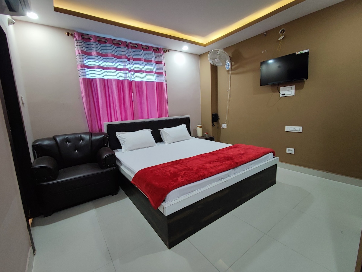 Double Room @Hotel Kanha Shyam Madhubani