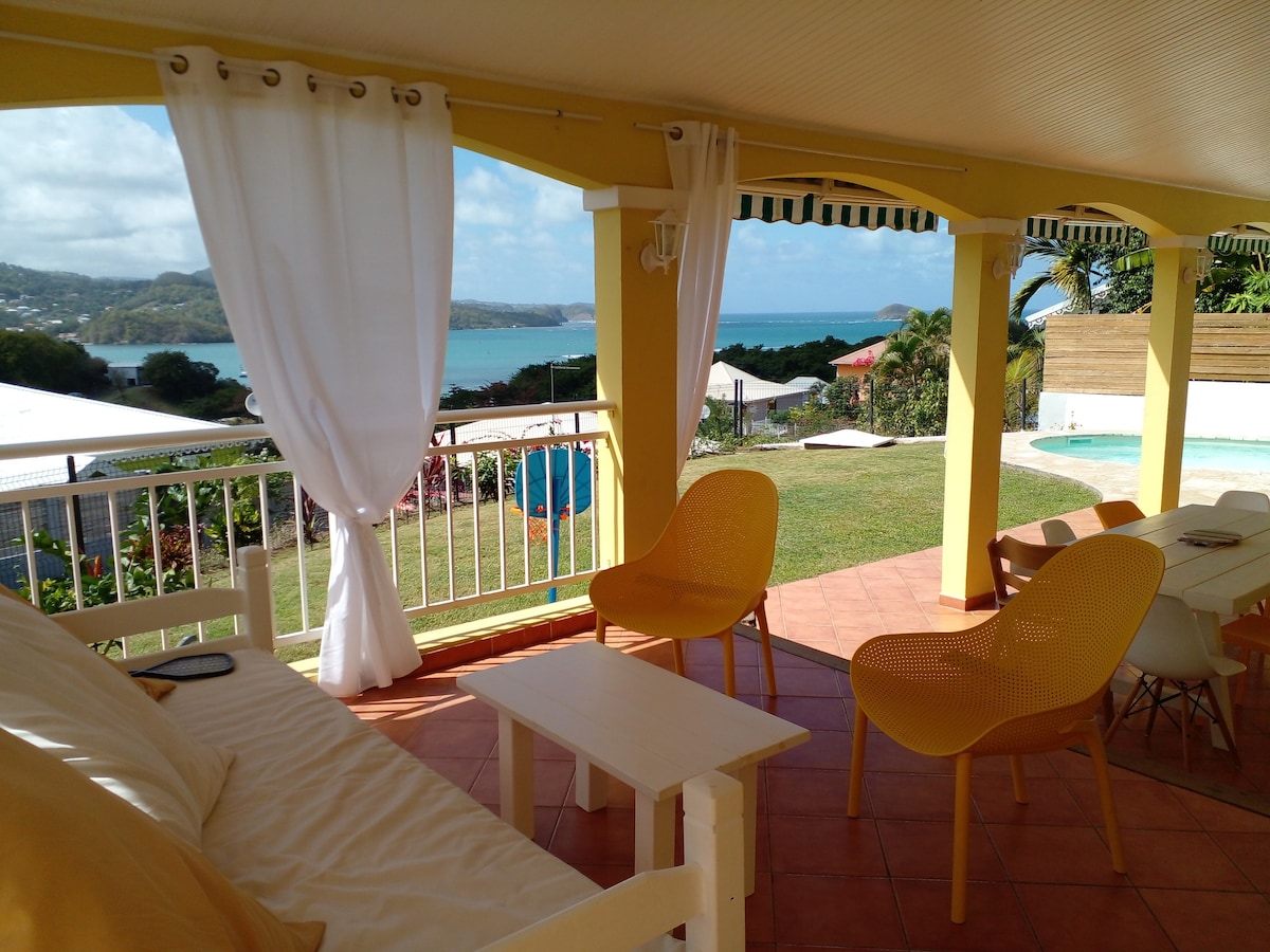 Villa Piscine Vue Mer Presqu'île de la Caravelle