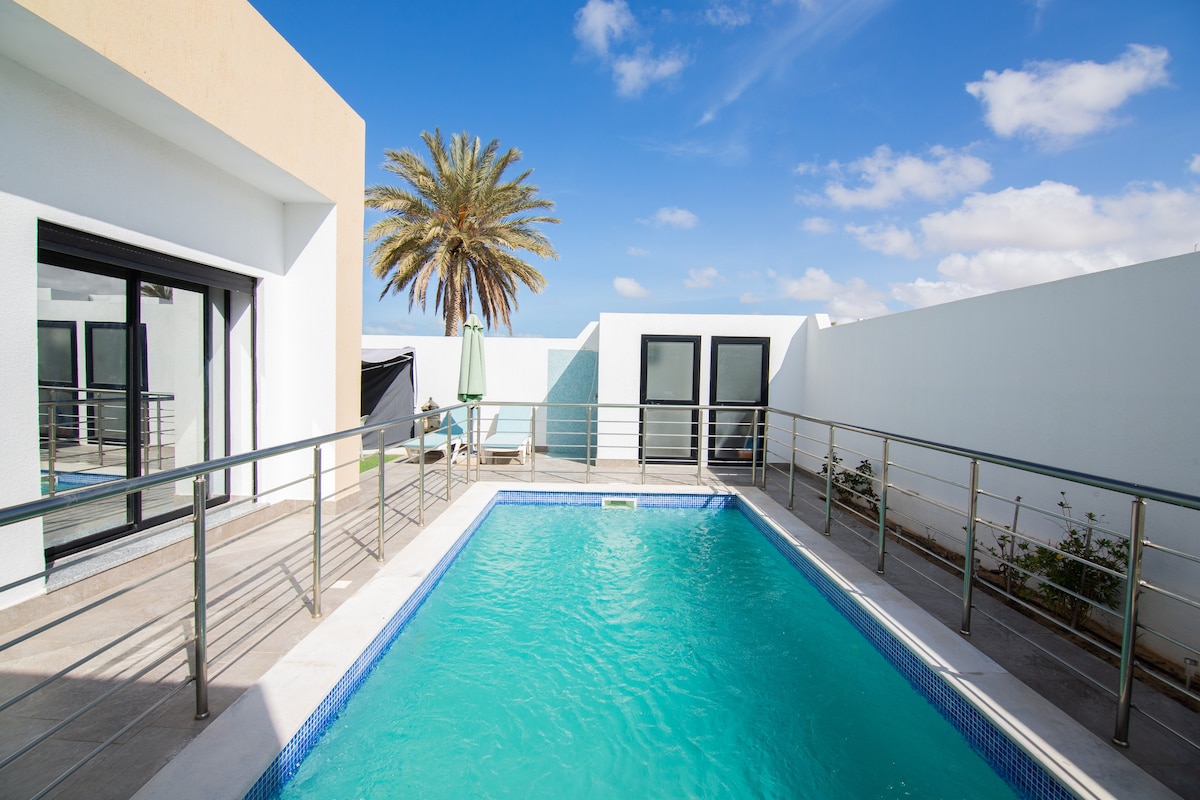 Villa Djerba avec piscine sans vis a vis