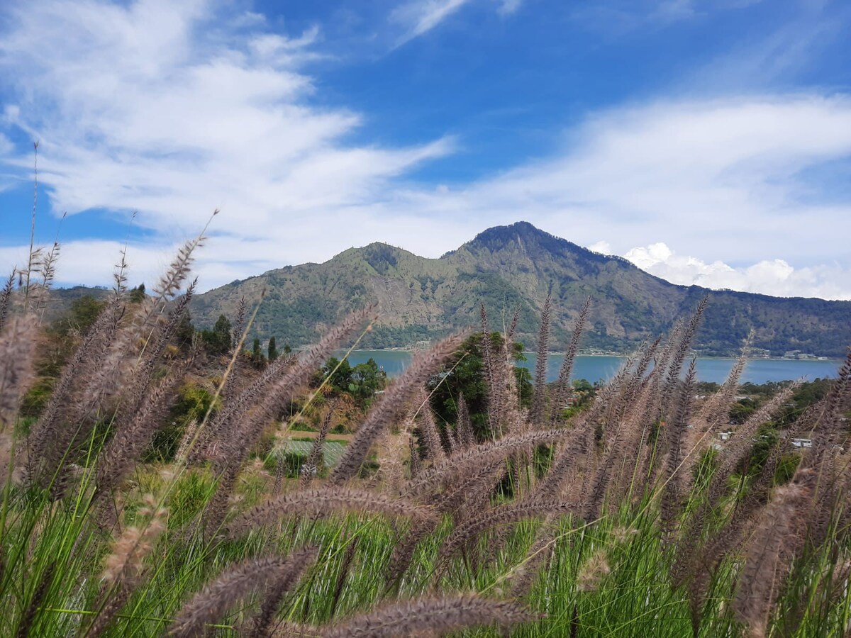 安静的地方和游泳池，可欣赏巴图尔山和湖景