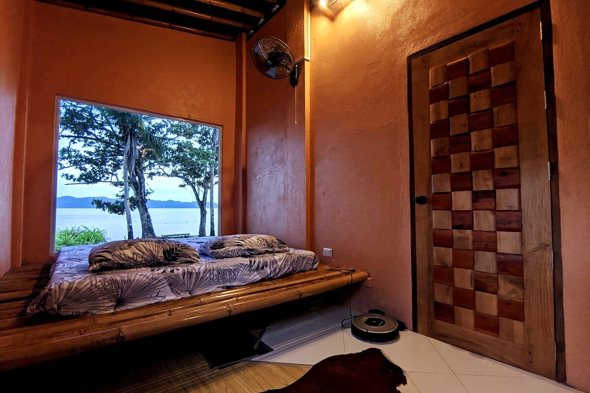 房间# 1位于海滨Amakan房屋内，带泳池Leyte