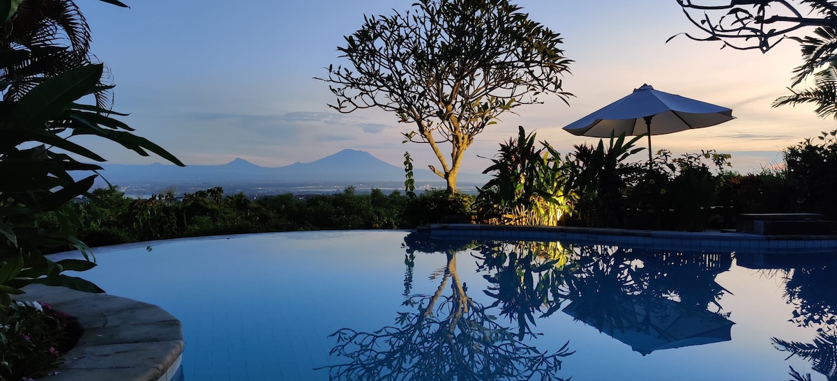 Villa Damai -全景和巴厘岛风格- 4卧泳池