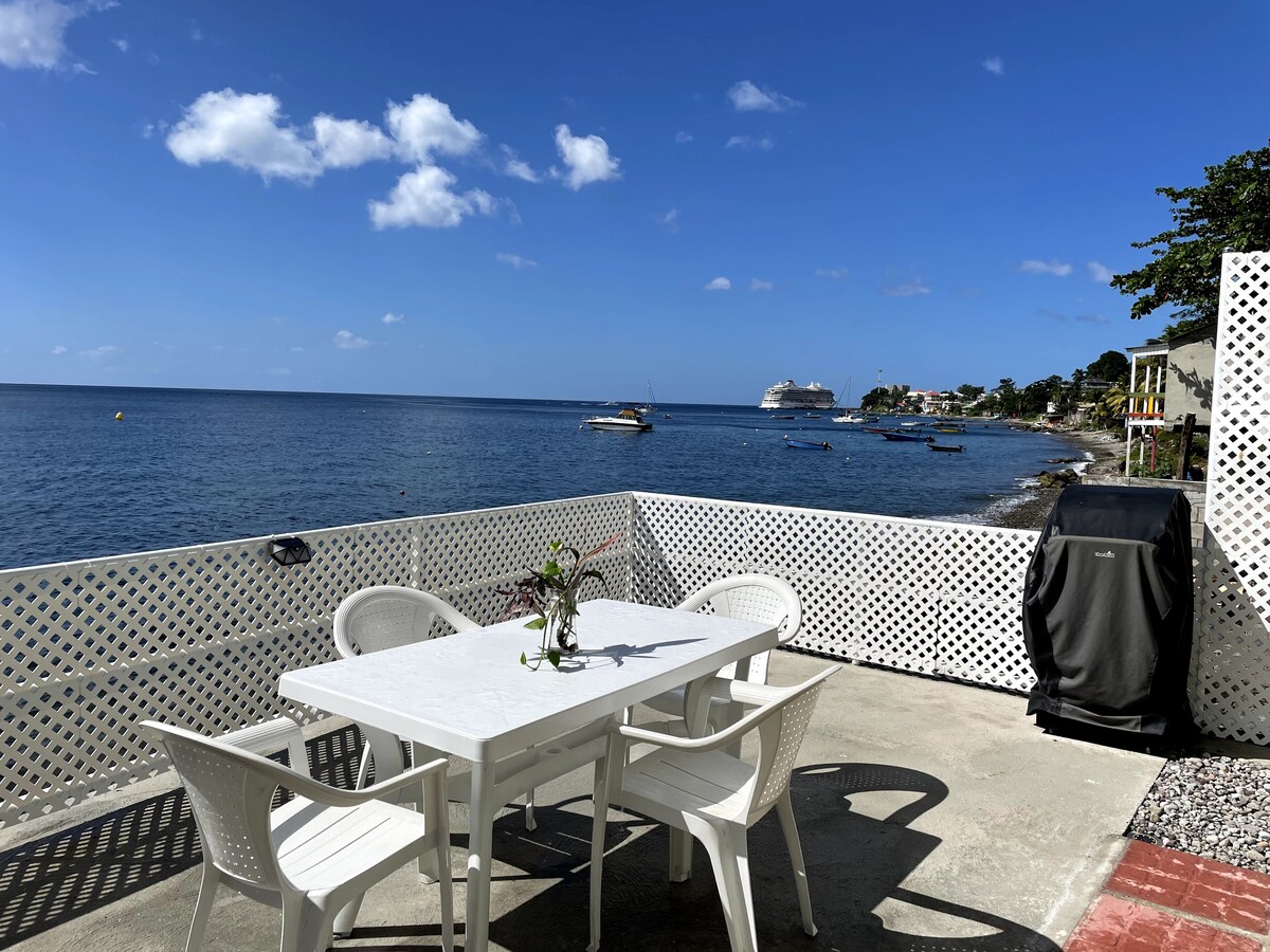 LaBijou, beachfront apartment with amazing views