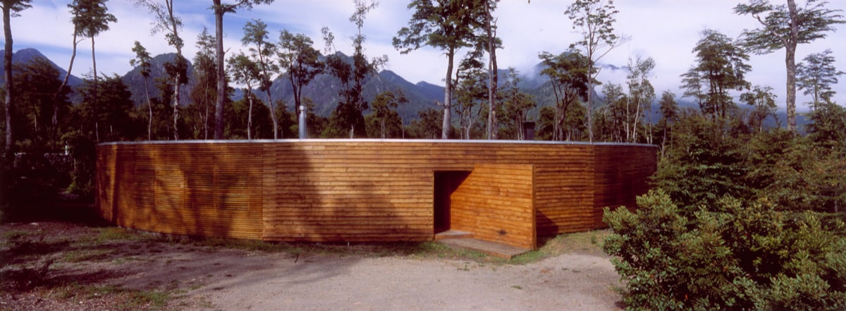 Casa cáscara en kawelluco, Pucón