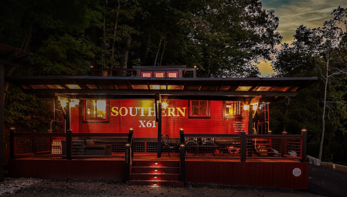 令人惊叹的1927年历史悠久的Caboose X61 Traincar