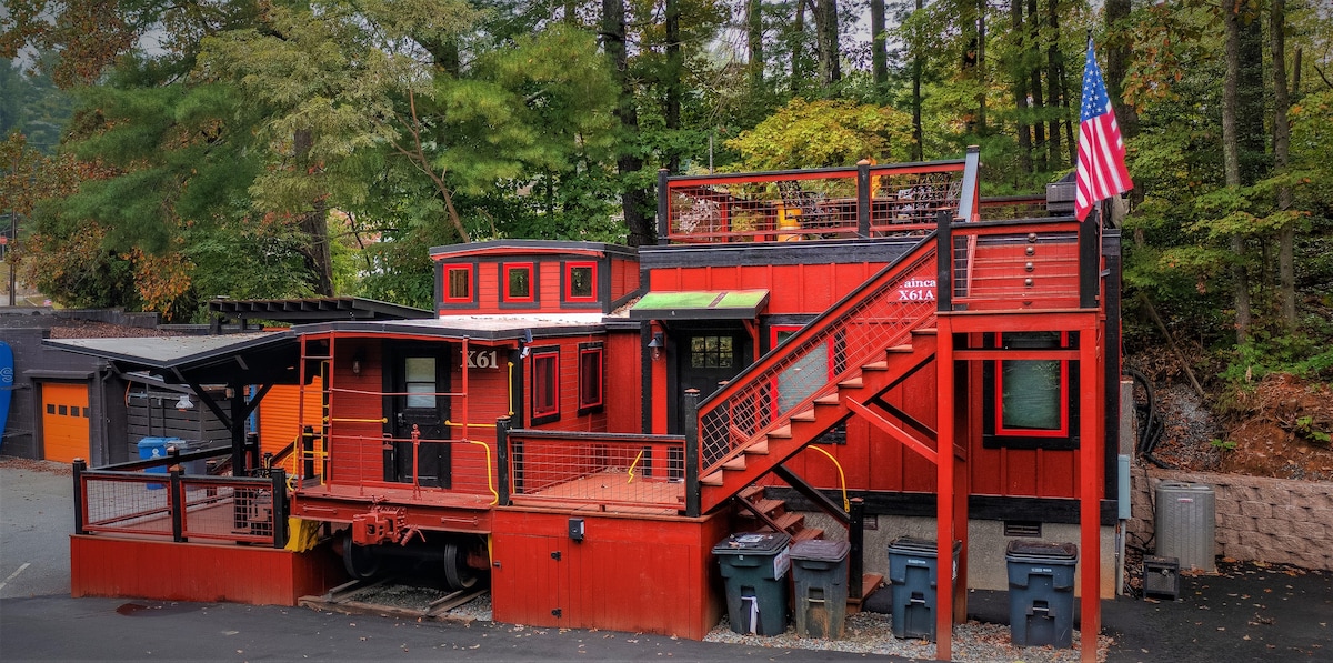 令人惊叹的1927年历史悠久的Caboose X61 Traincar