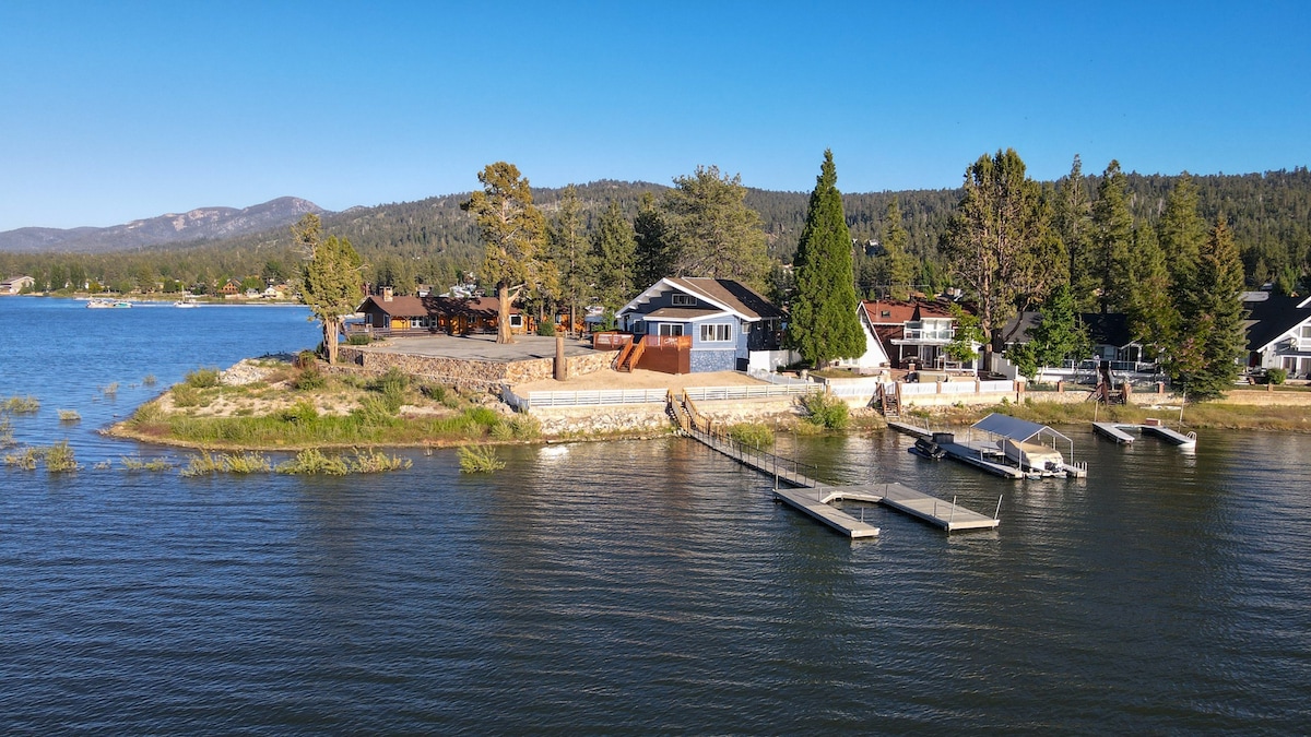 Lake Front Home-BoatDock-Kayaks-热水浴缸钓鱼