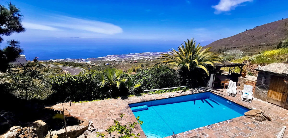 Casa Tortuga ，可欣赏迷人的La Gomera美景