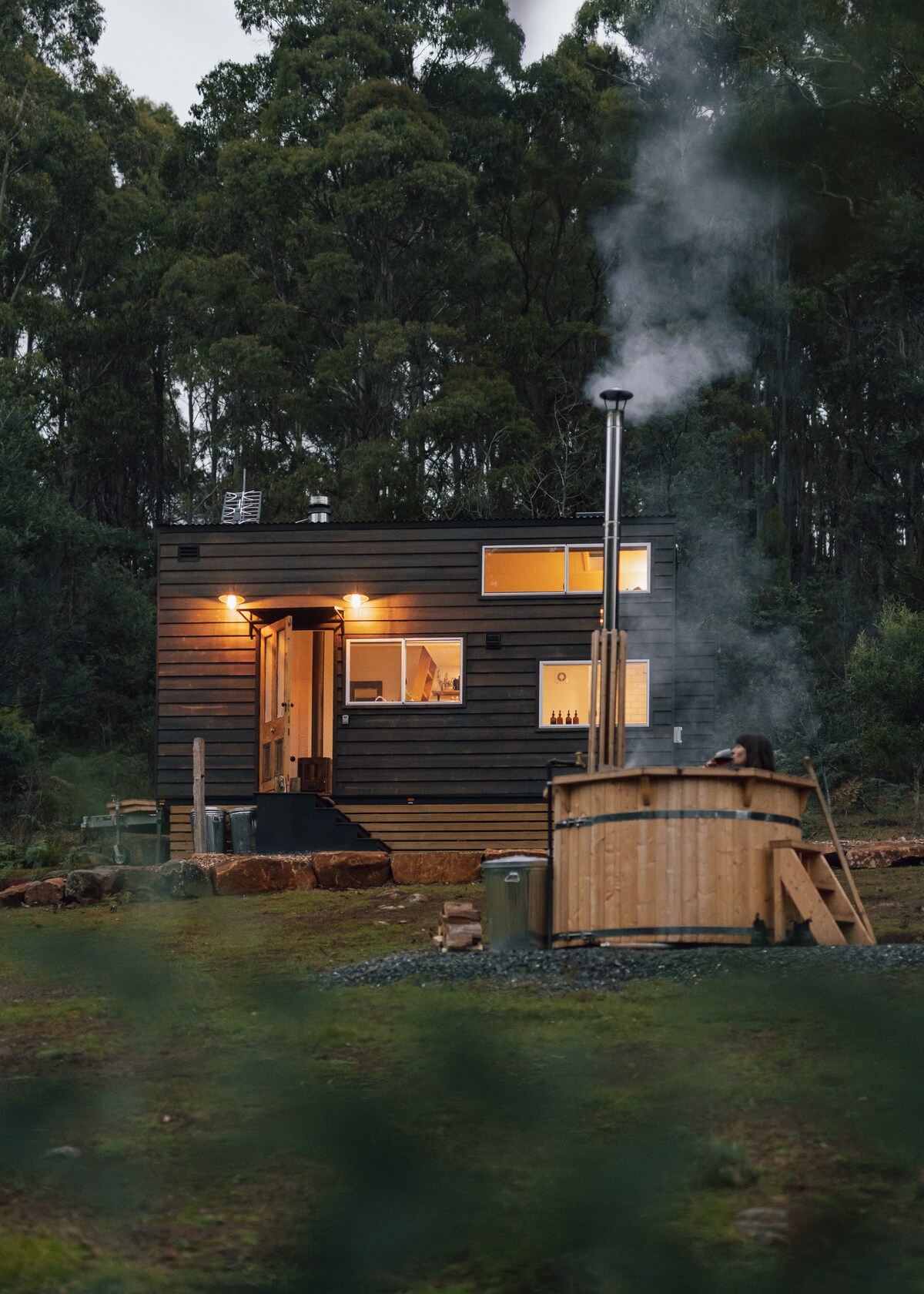 Naivasha Tiny House with Wood Fired Hot Tub