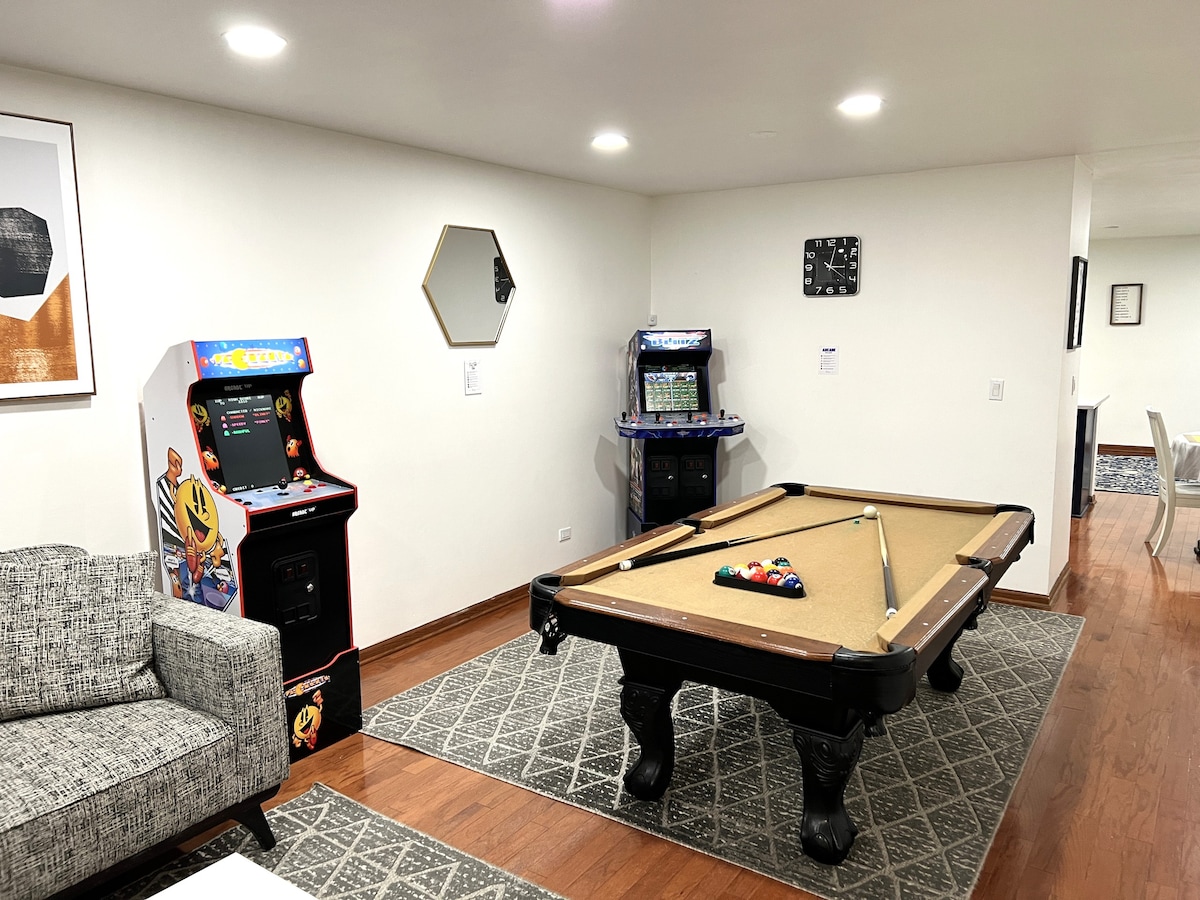 By Naval Base! Ranch w Pool Table, Arcade, Netflix