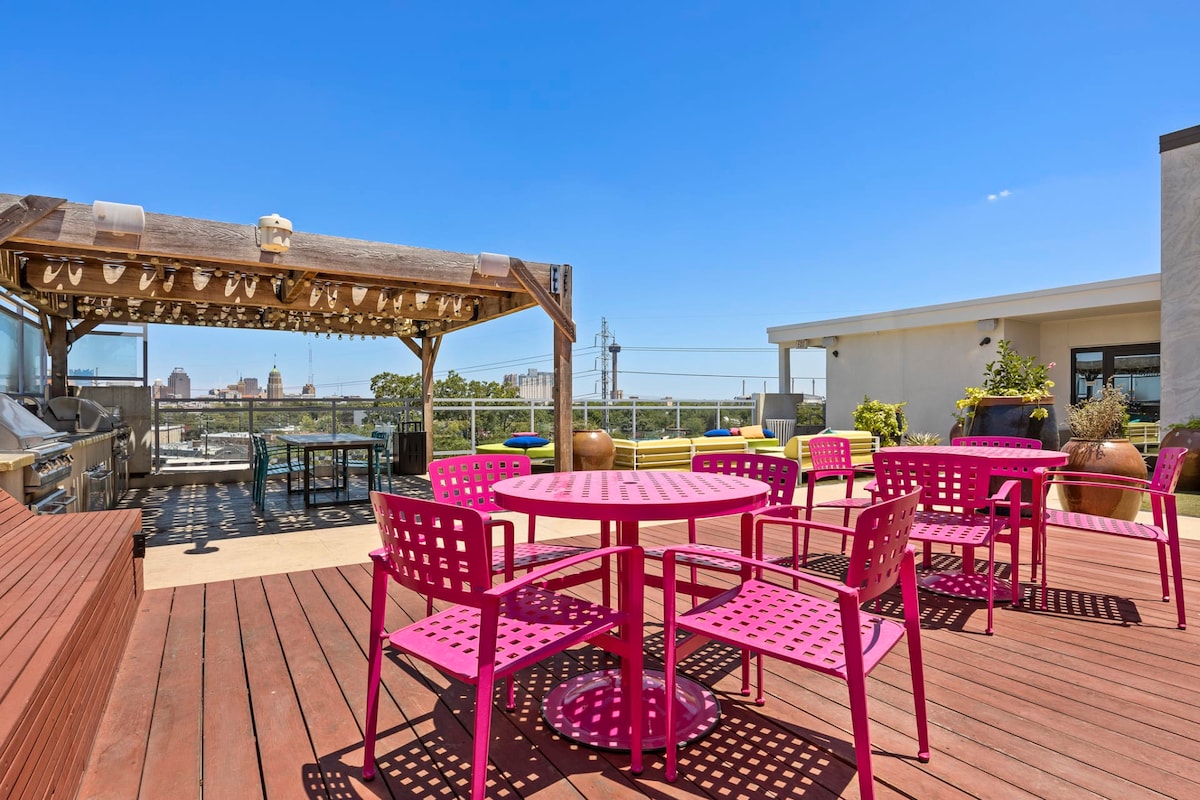 步行即可抵达Riverwalk ☆ Luxury Apt☆ Rooftop Terrace☆