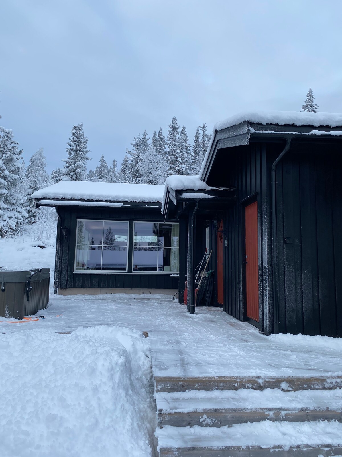 可爱的小屋，在热门的Fageråsen滑雪出入