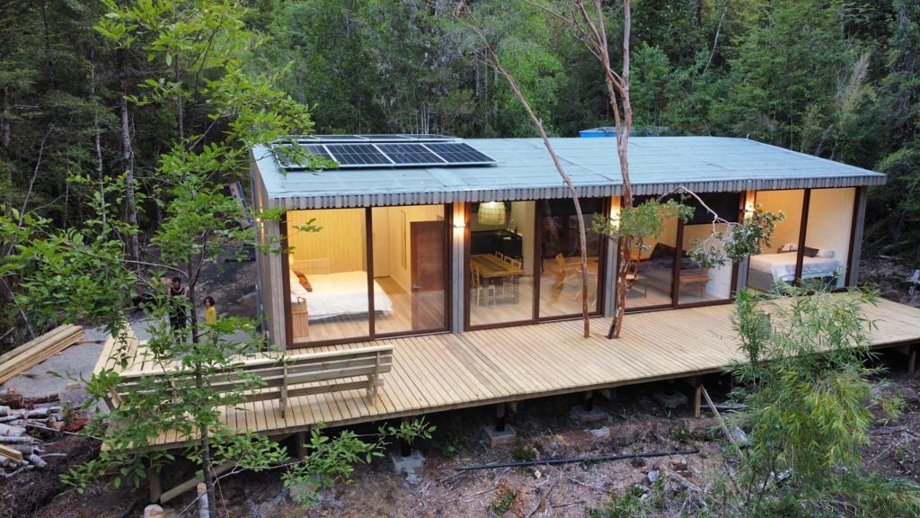 Casa off grid en pleno Bosque Huilo Huilo