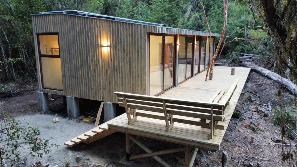 Casa off grid en pleno Bosque Huilo Huilo