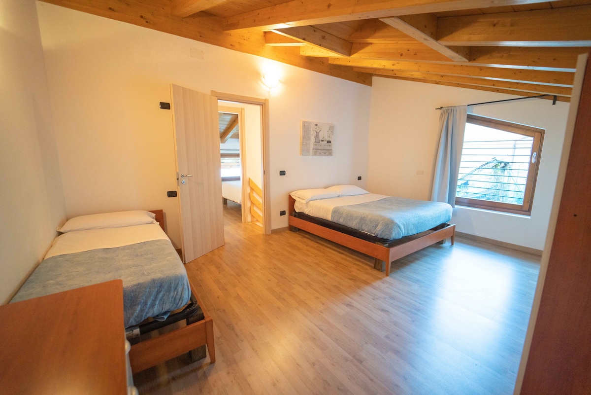 App. 3 camere da letto vista lago