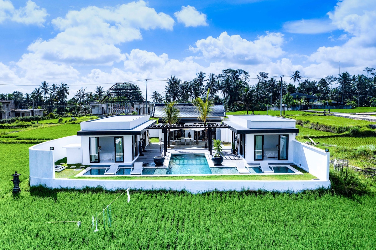 Amazing! 3 Bdr Villa in the middle of Ricefields