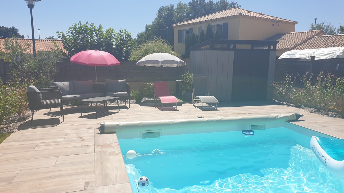 Vendee -带私人泳池的舒适房屋