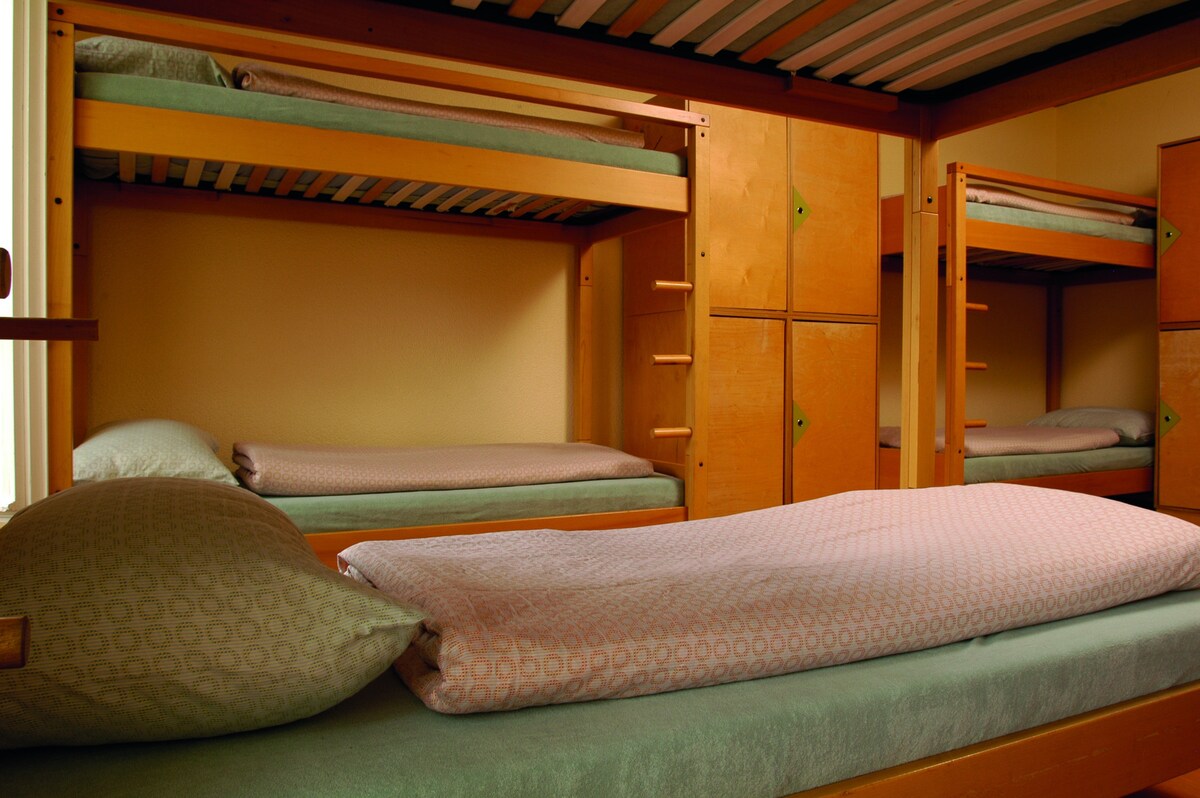 Single Bed in a 6-Bed dorm| Avenches Youth Hostel