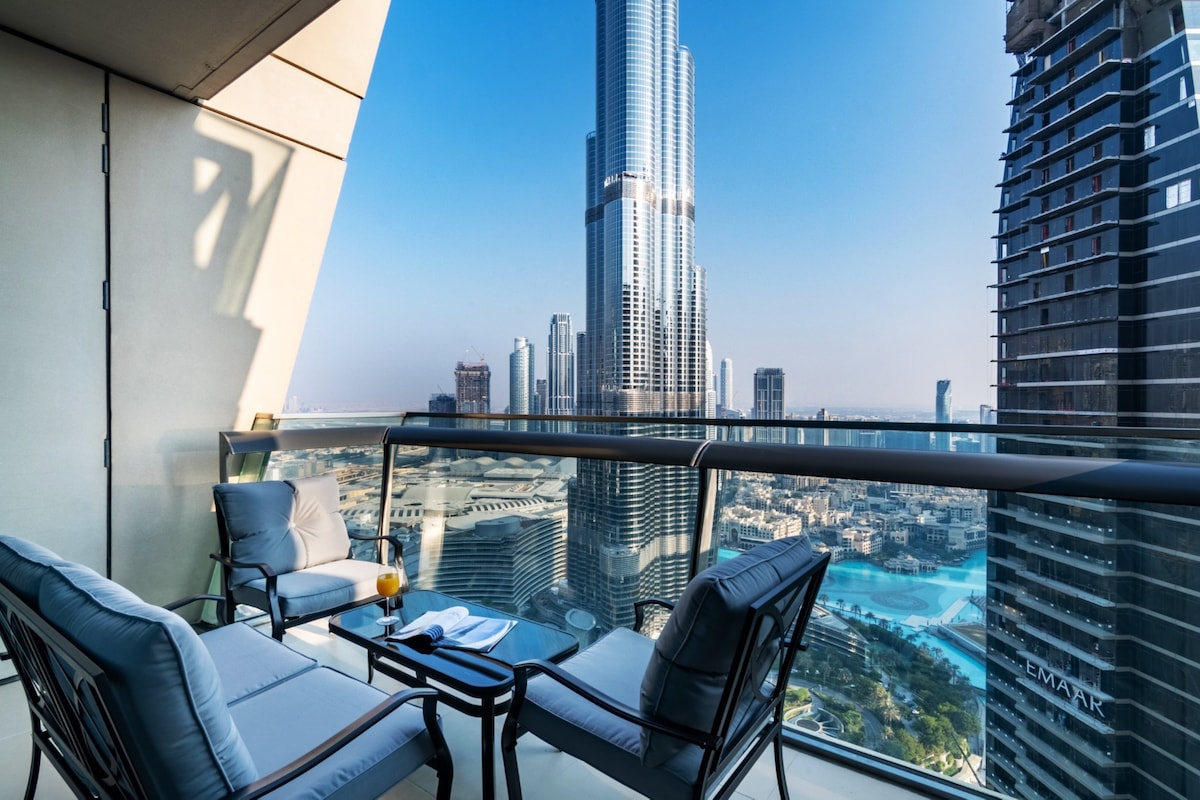 神奇的哈利法（ Burj Khalifa ）景观3卧室公寓