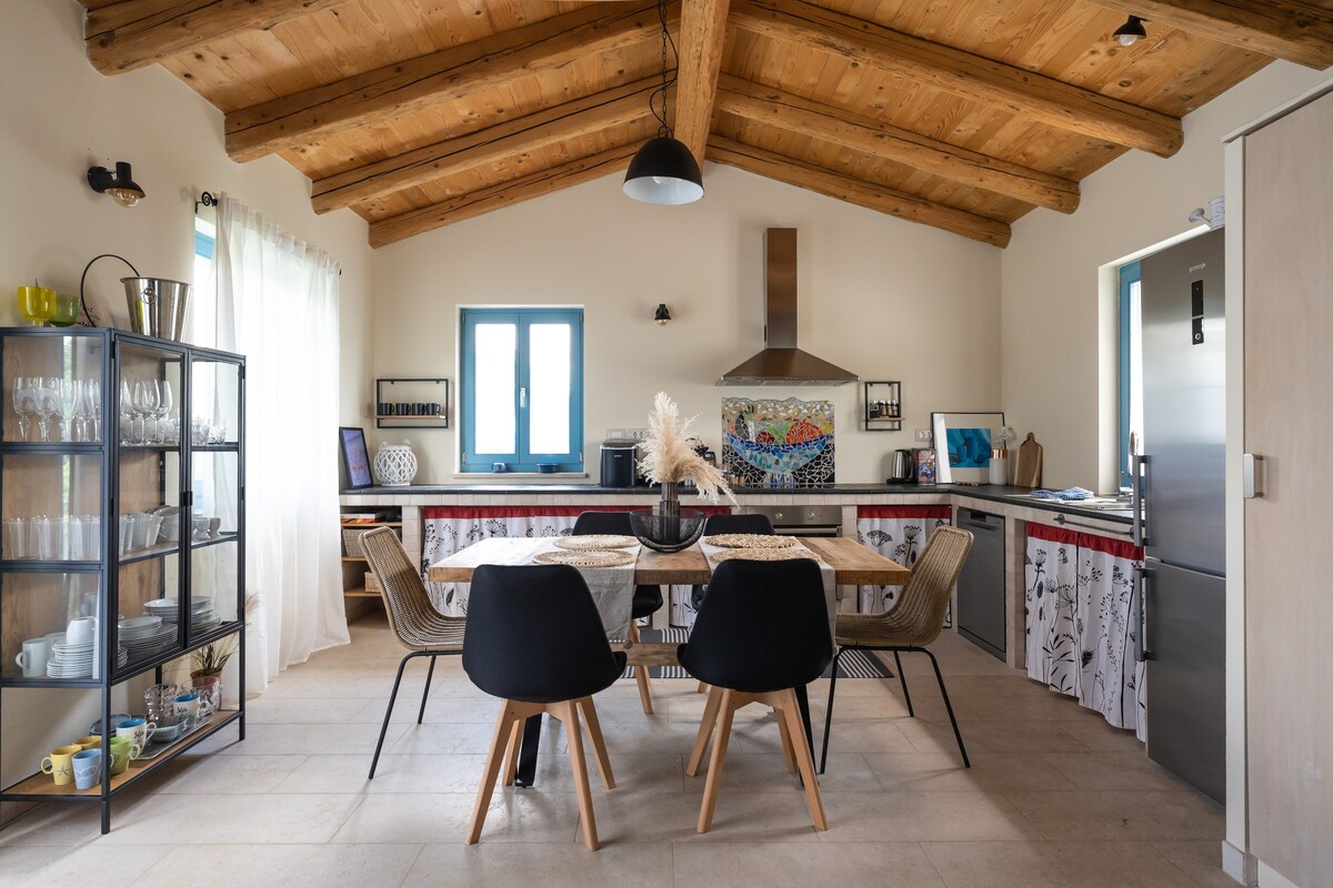 Villa Toro with an infinity pool under Motovun