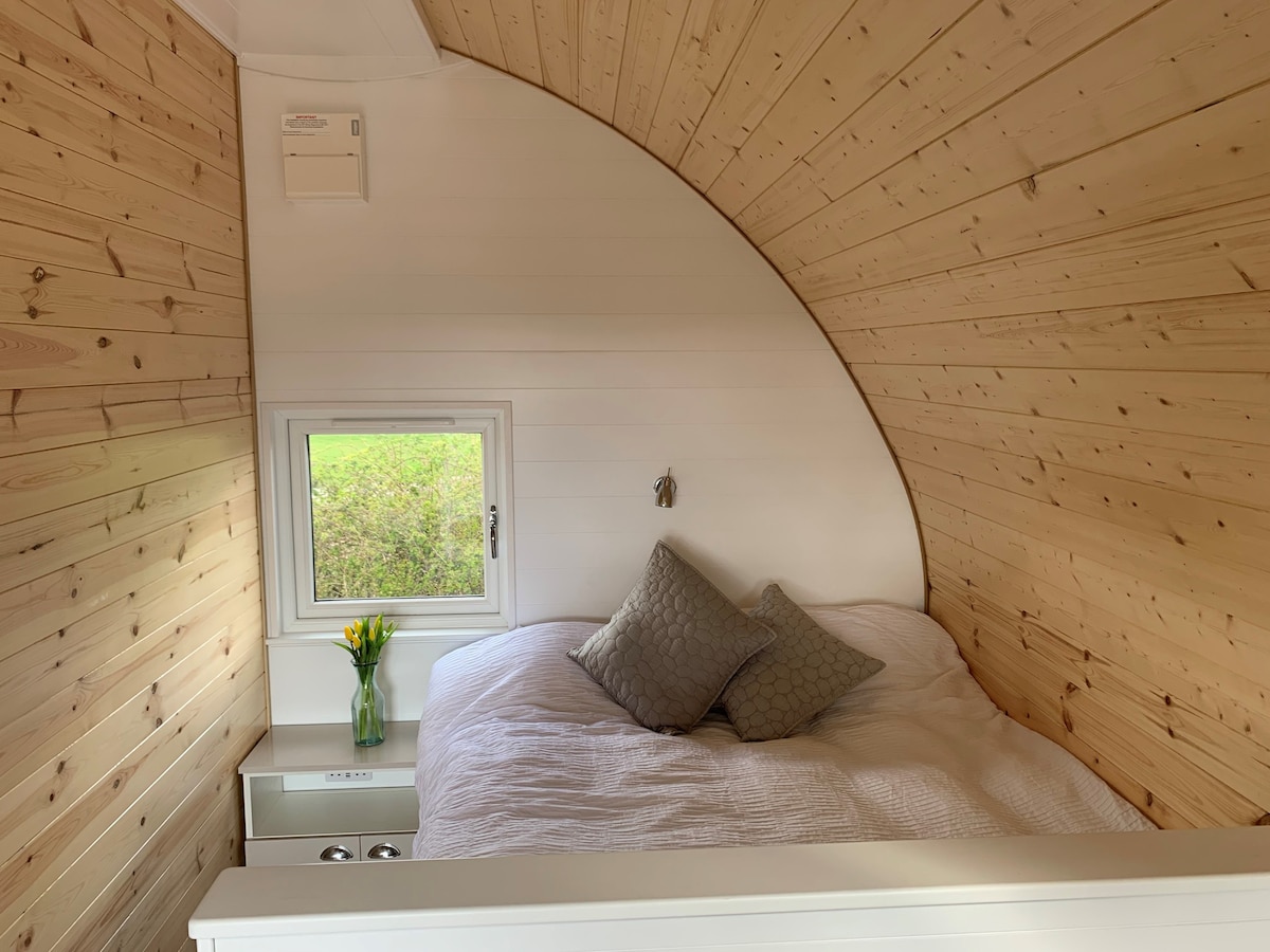 The Otter Glamping pod lies on the Somerset Levels