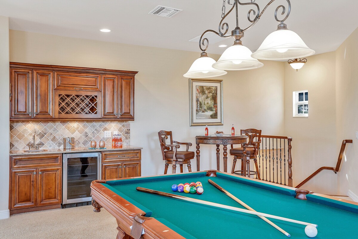Estate Size Million $ Pool/Spa Home Games Room