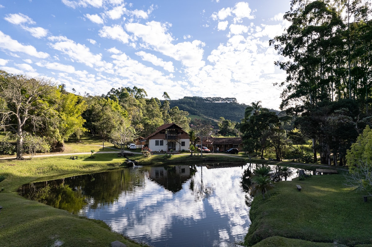 Chalé Mei Mei - Deliciosa Lareira - Vila Cósmica