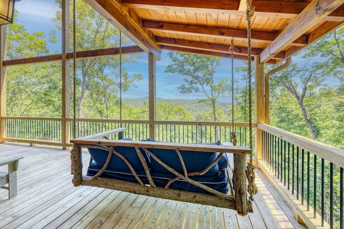 Mountain Views | Private | Hot Tub | Firepit