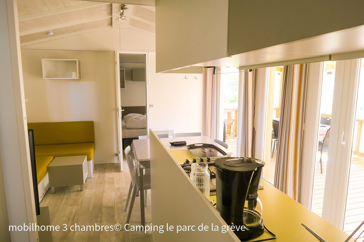 Mobilhome 6 pers dans camping 4*