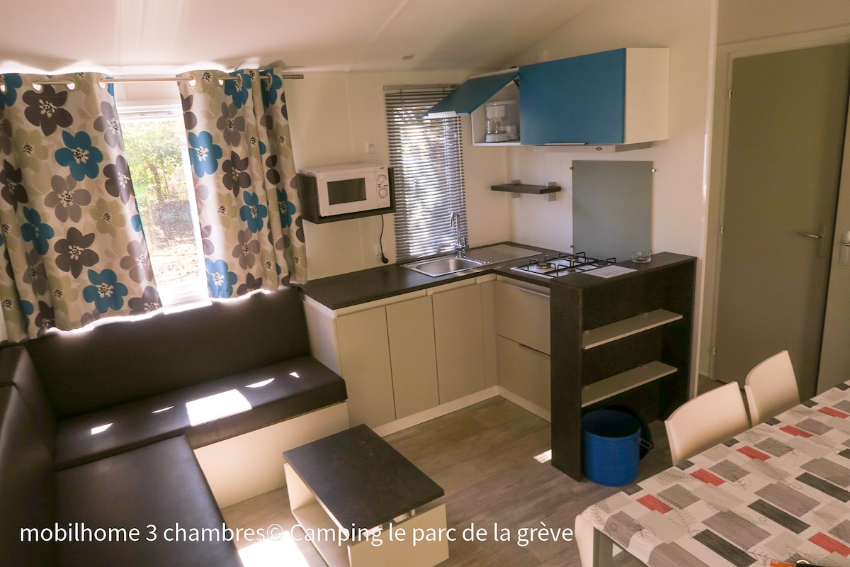 Mobilhome 6 pers dans camping 4*