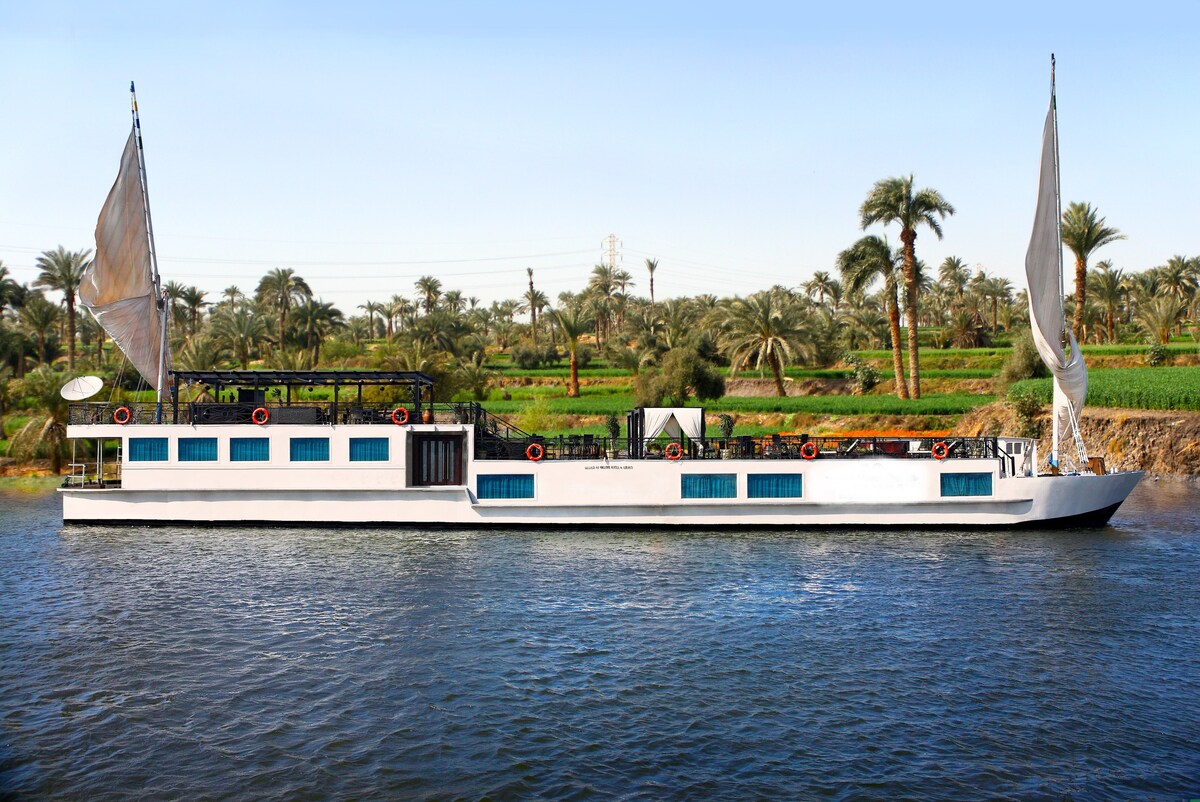 Nile Cruise in Deluxe Cabin + tour guide and chef