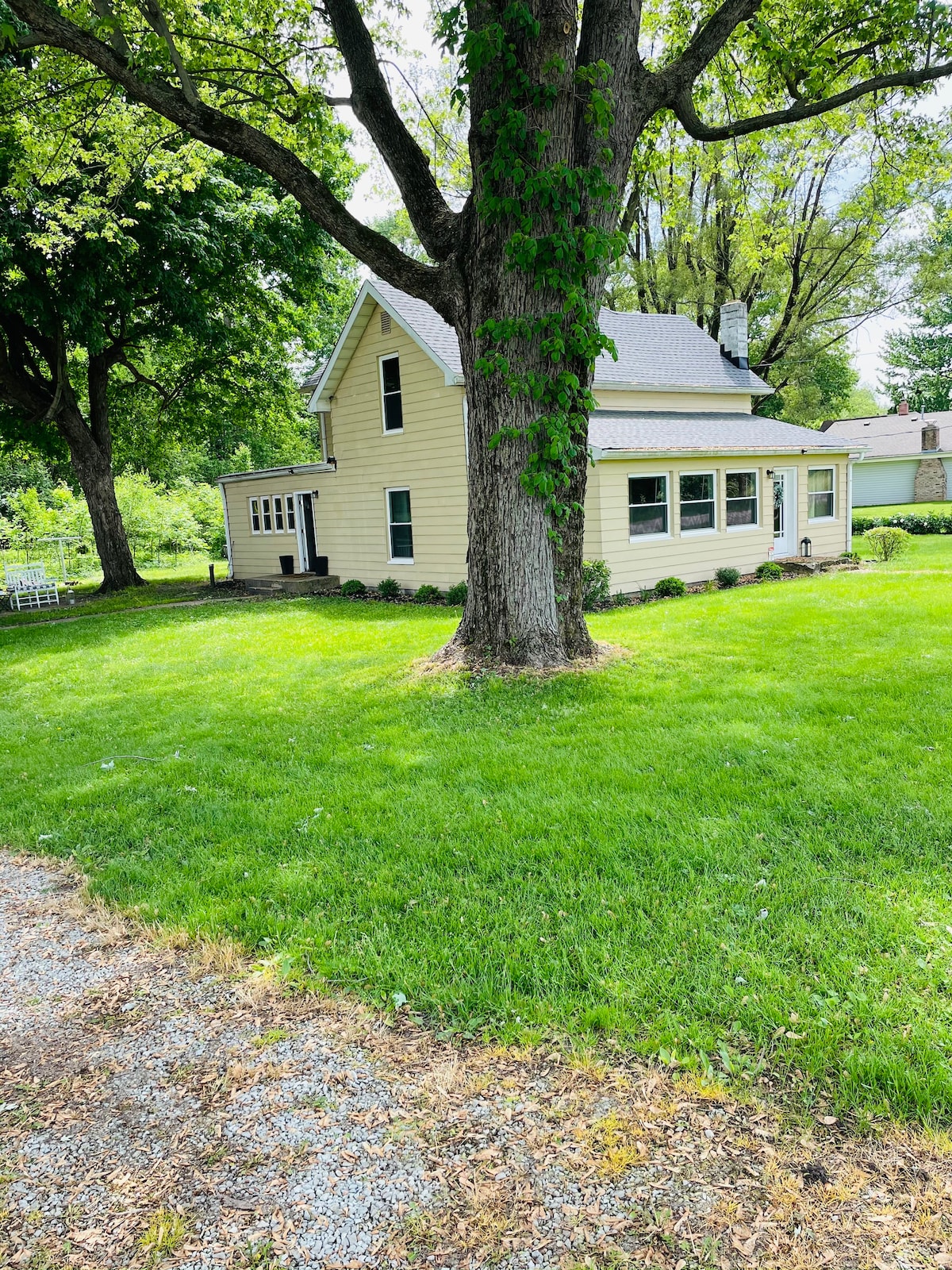 Rustic Farmhouse with Spacious Wooded Lot