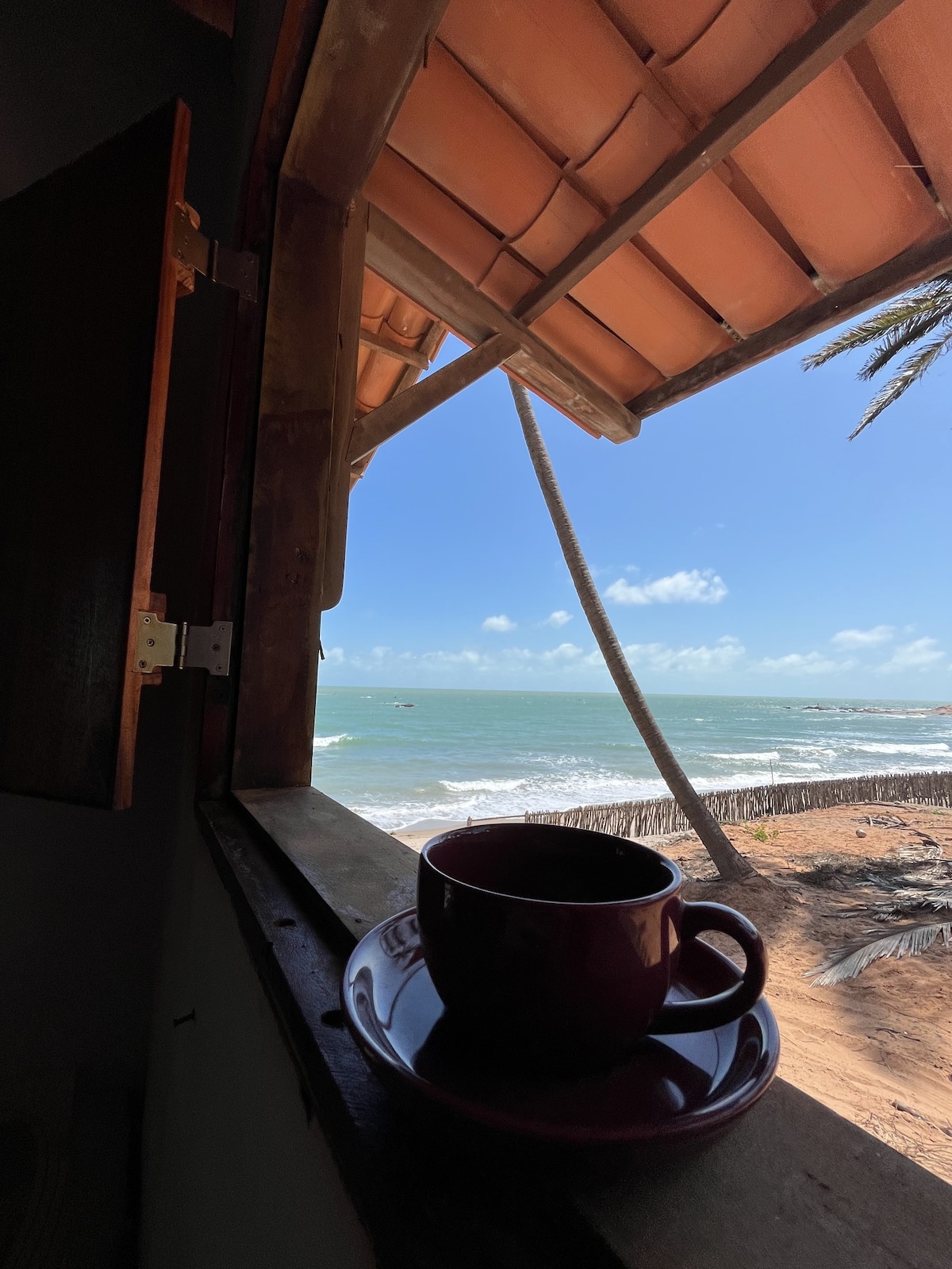 Chalé em frente ao mar