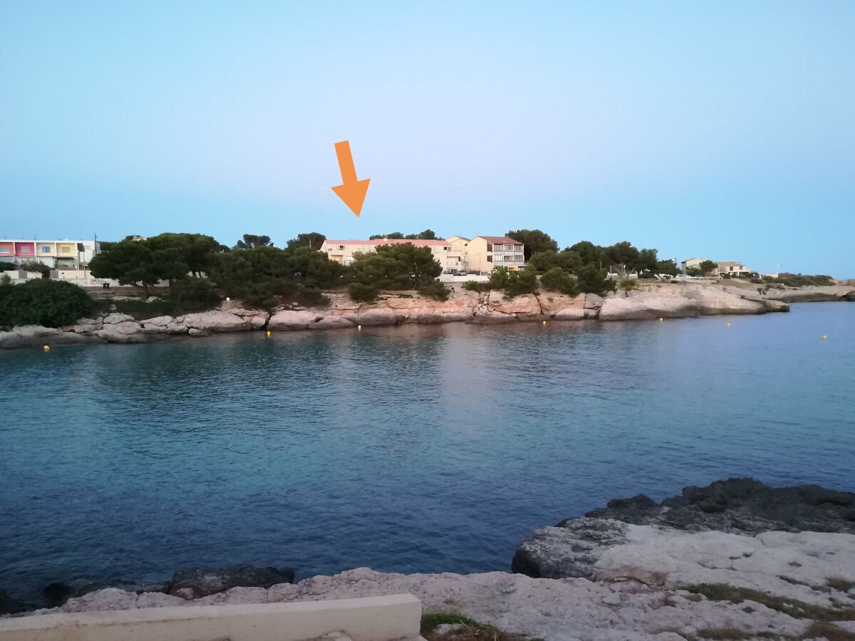 Bel appartement terrasse plein Sud - Mer - Parking