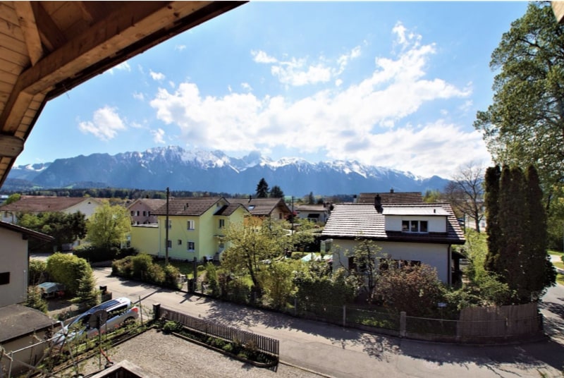 瑞士阿尔卑斯山景观公寓-图恩（ Thun ）