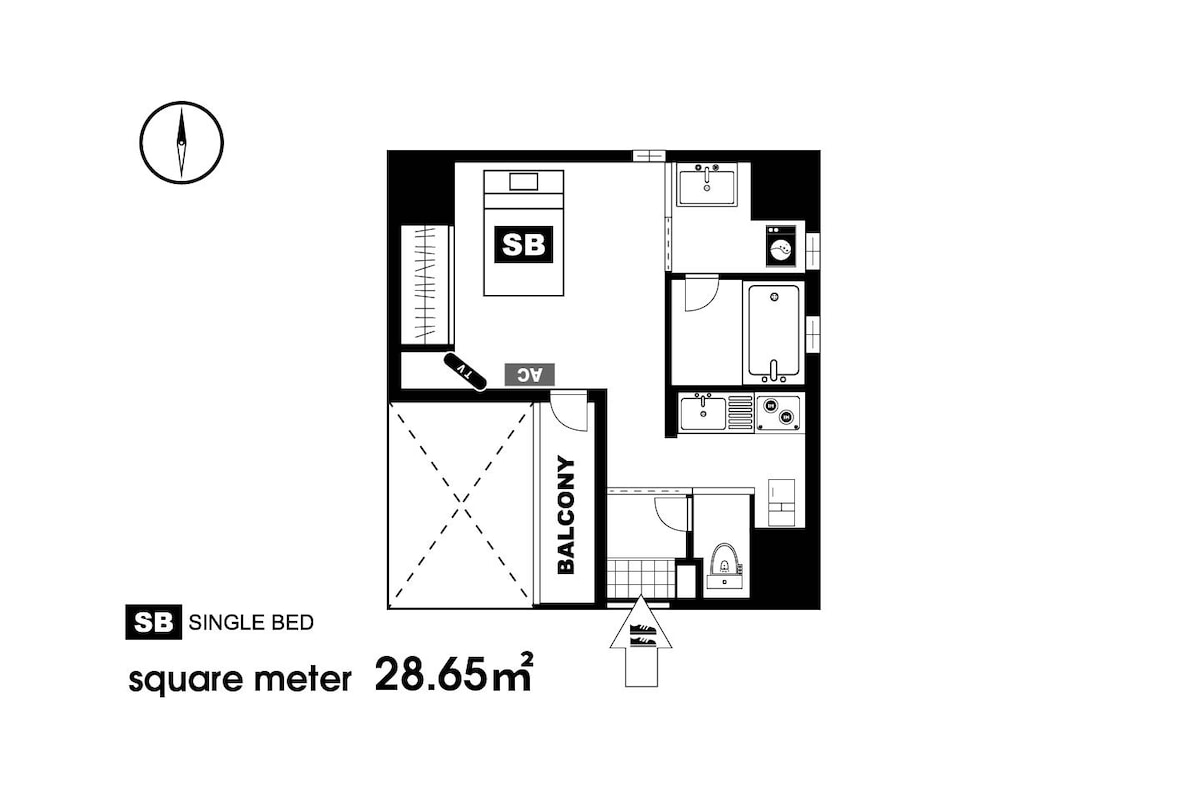 步行2分钟即可抵达Hisaya Odori站（靠近电视塔和绿洲21 ） - Vacation Rent East Sakura (701)