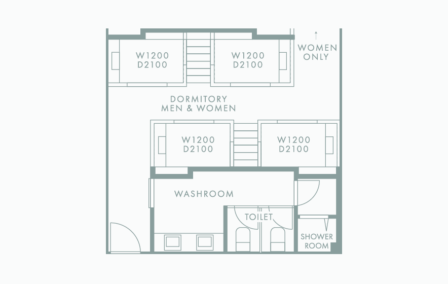 〈标准计划〉简单住宿/宿舍混合