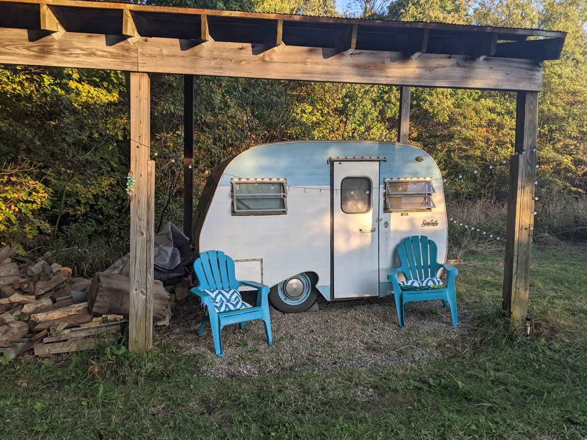 Appalachian Retreat in a Vintage Camper