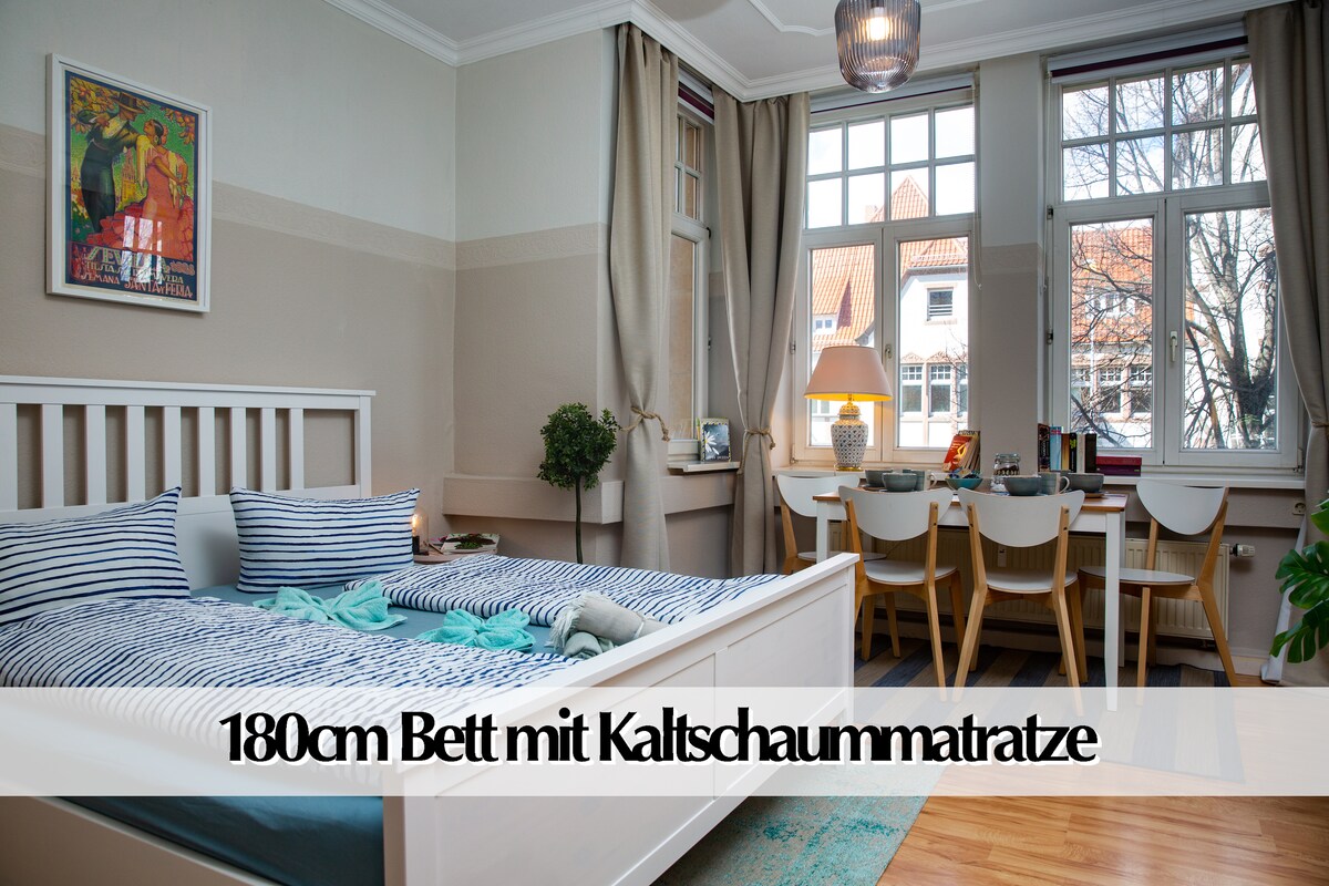 ★ 位于埃尔福特（ Erfurt ）市中心的Jugendstil公寓，设❤有2间卧室 ★