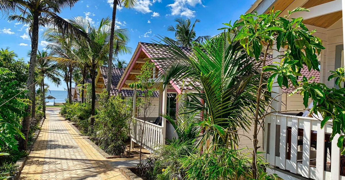 Beachfront Wooden Cottage