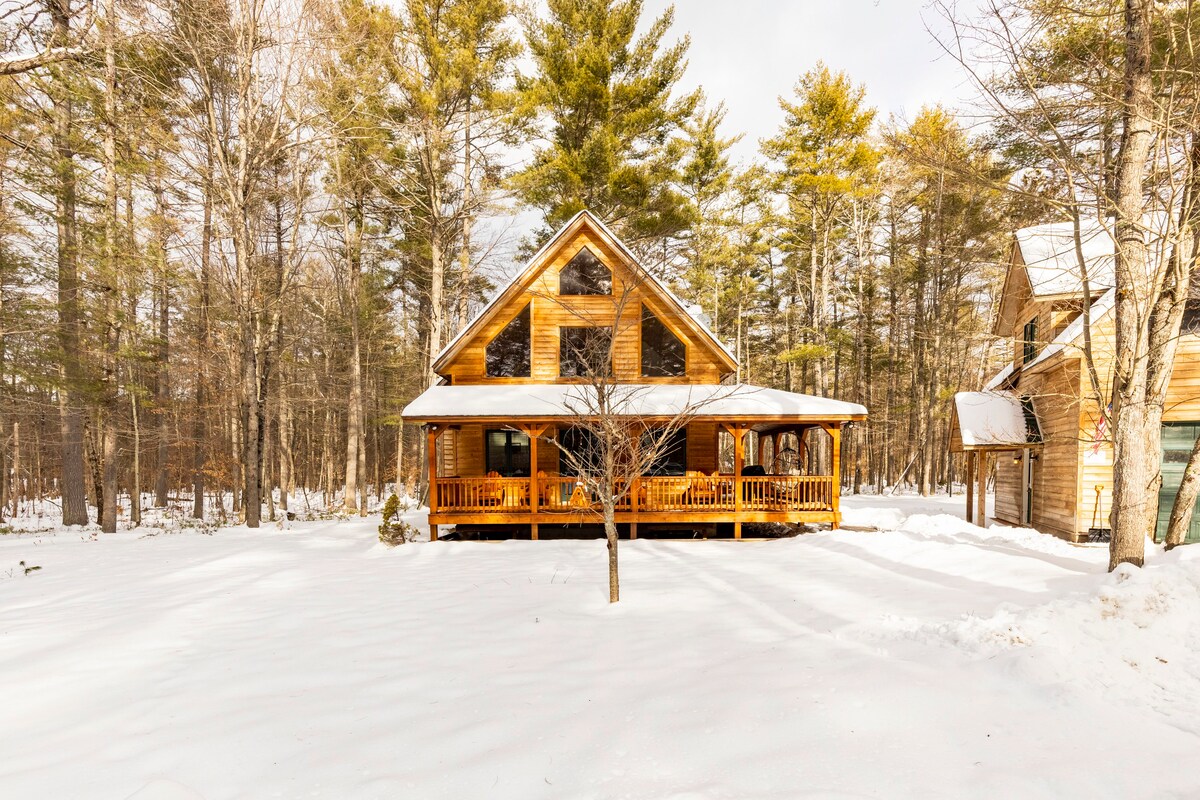 Edin 's Chalet Adirondacks-Whiteface 4张床-2个卫生间