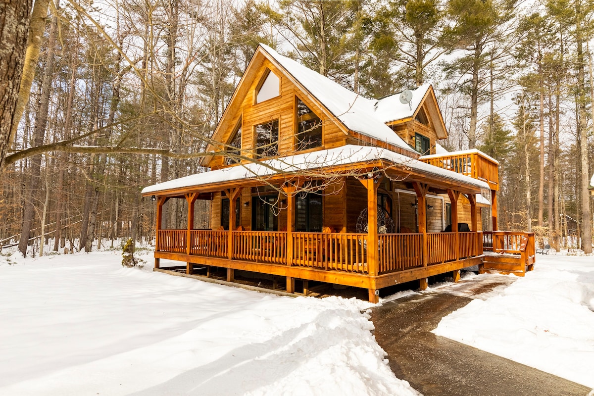 Edin 's Chalet Adirondacks-Whiteface 4张床-2个卫生间