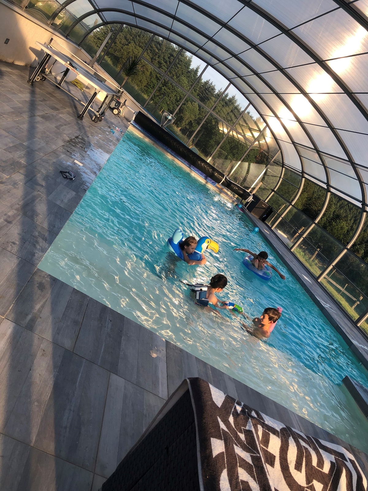 Magnifique villa au milieu des sapins avec piscine