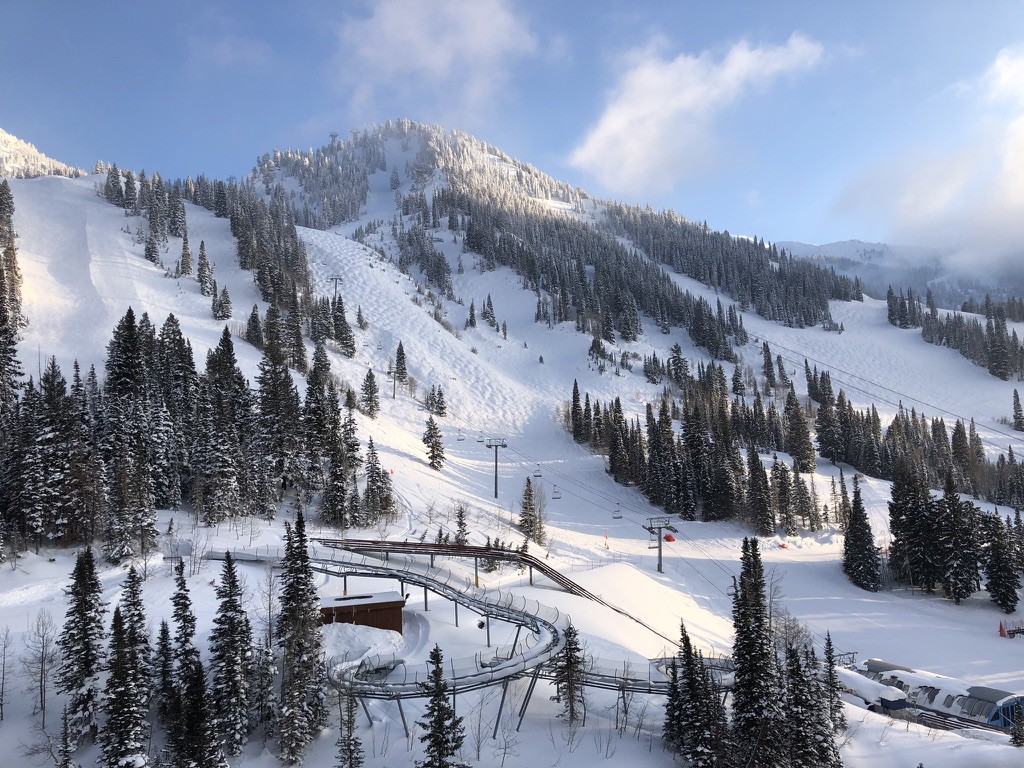 在Snowbird滑雪出入滑雪场