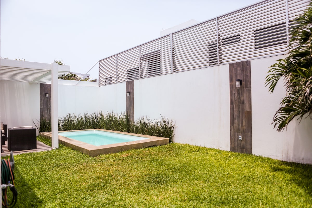 ⭐️ Casa Ibiza游泳池/私人花园距大海仅几步之遥