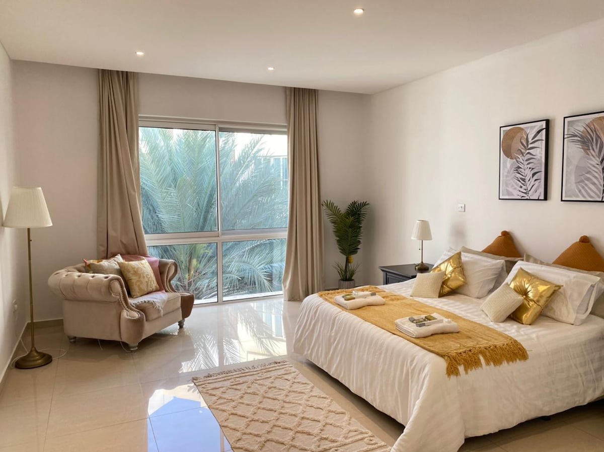 Lovely 2-bedroom apartment at AlMouj with a pool