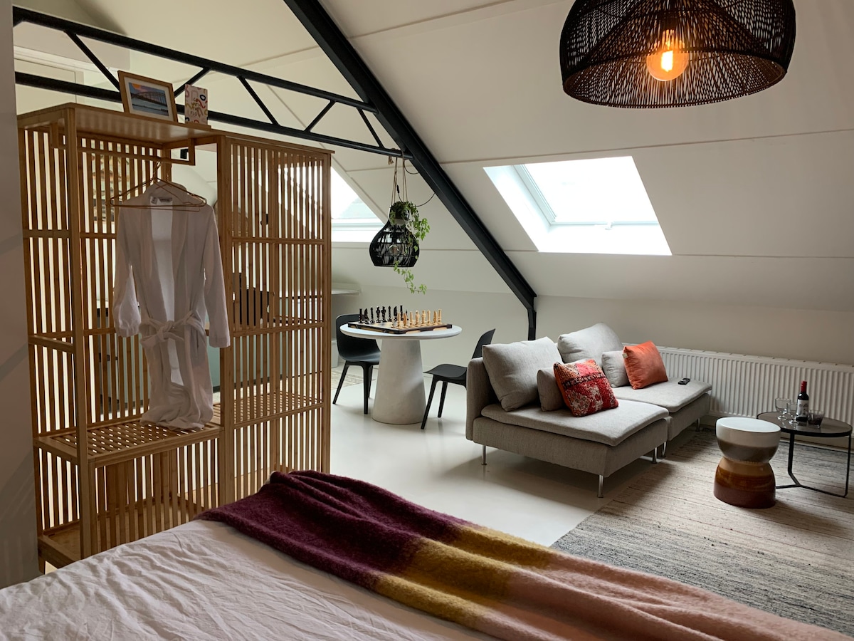 Comfortabele suite vlakbij Nijmegen centrum.