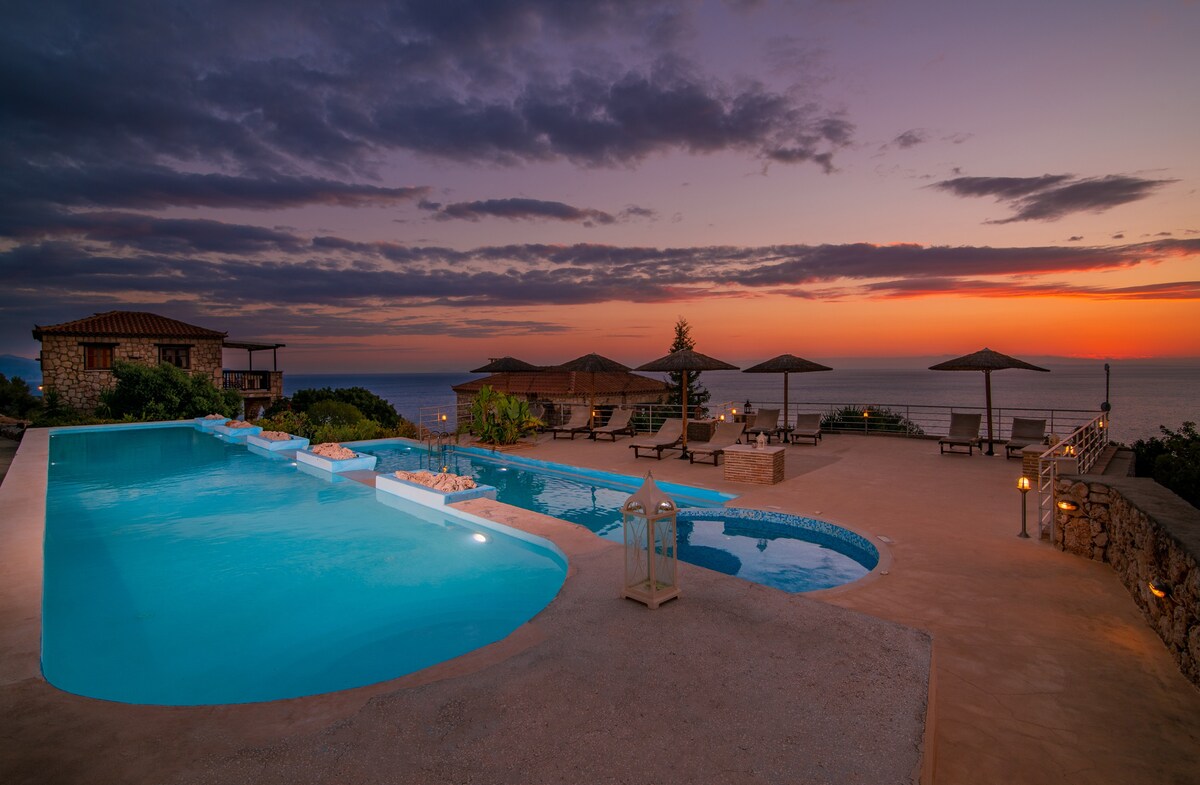 Luxury Stone Villa with Pool *Panoramic Sea View*